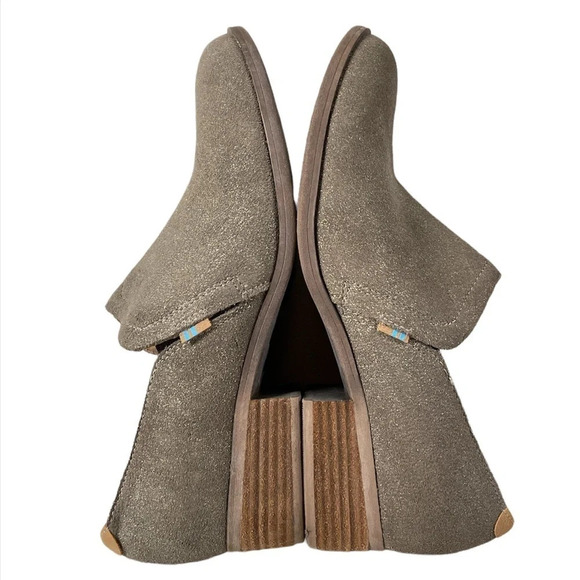 TOMS Shaye Booties Dusty Gold Star Women’s size 9.5 - Picture 3 of 8